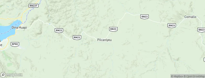 Pilcaniyeu, Argentina Map