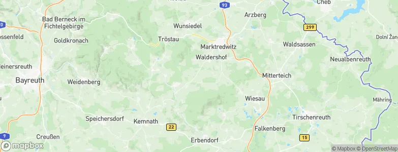 Pilgramsreuth, Germany Map