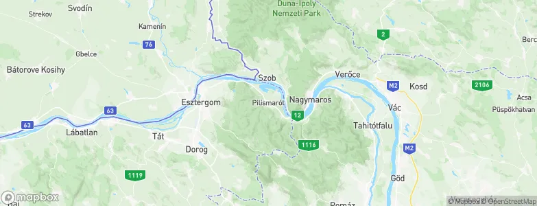 Pilismarót, Hungary Map
