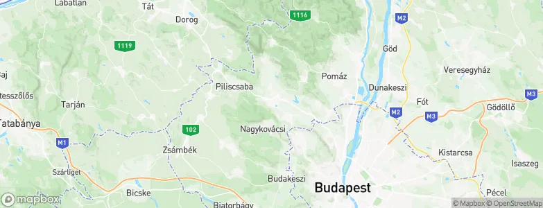 Pilisszentiván, Hungary Map