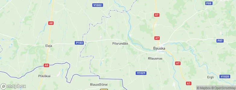 Pilsrundāle, Latvia Map