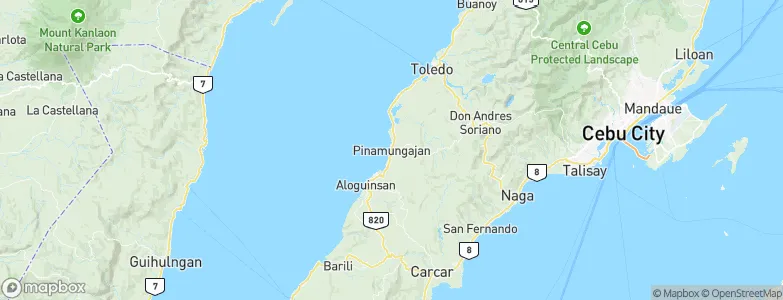 Pinamungahan, Philippines Map