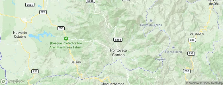Piñas, Ecuador Map