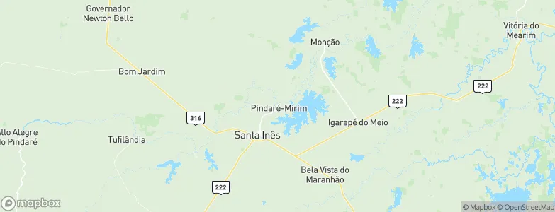 Pindaré Mirim, Brazil Map