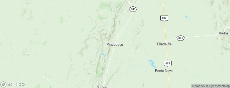 Pindobaçu, Brazil Map
