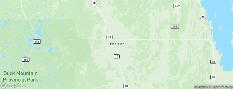 Pine River, Canada Map