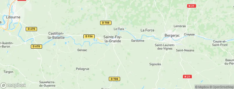 Pineuilh, France Map