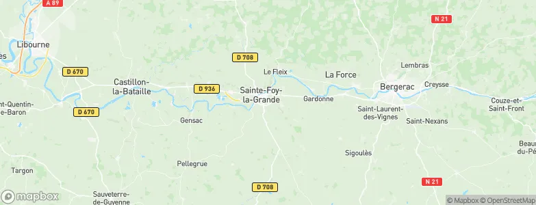 Pineuilh, France Map