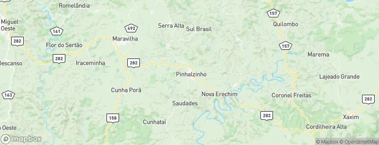 Pinhalzinho, Brazil Map