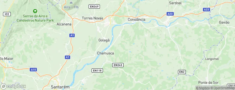 Pinheiro Grande, Portugal Map
