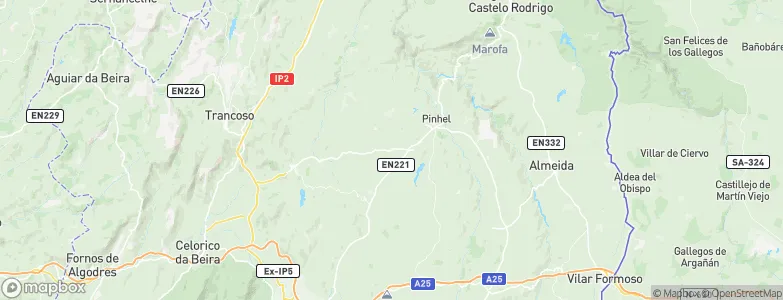 Pinhel Municipality, Portugal Map