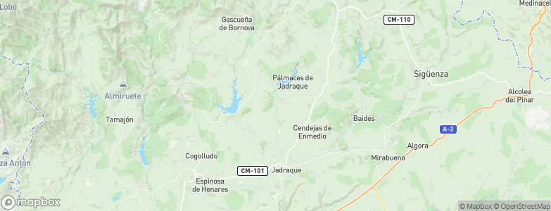 Pinilla de Jadraque, Spain Map