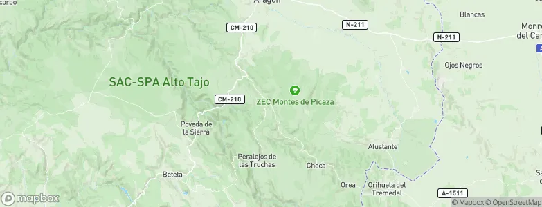 Pinilla de Molina, Spain Map