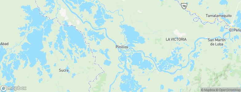 Pinillos, Colombia Map