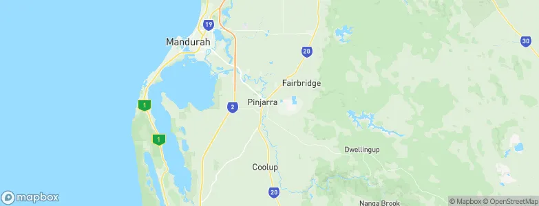 Pinjarra, Australia Map