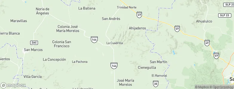Pinos, Mexico Map