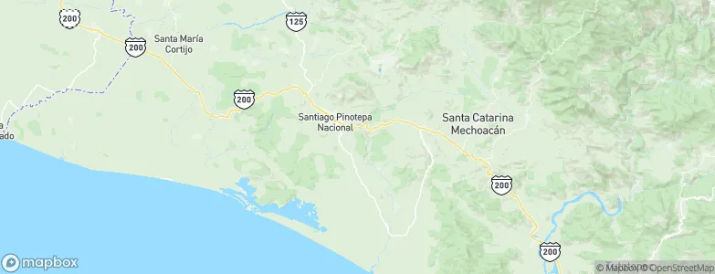 Pinotepa Nacional, Mexico Map