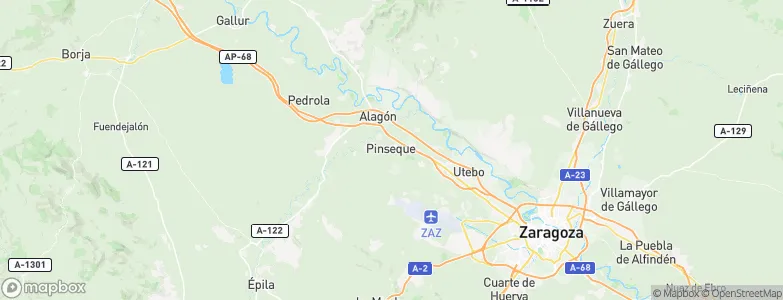 Pinseque, Spain Map