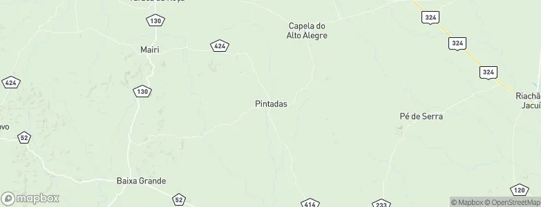 Pintadas, Brazil Map