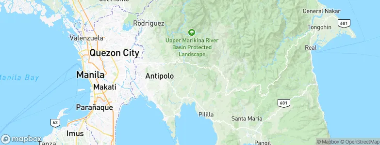 Pinugay, Philippines Map