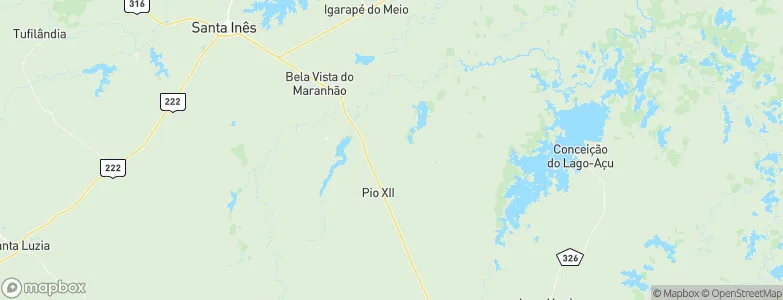 Pio XII, Brazil Map