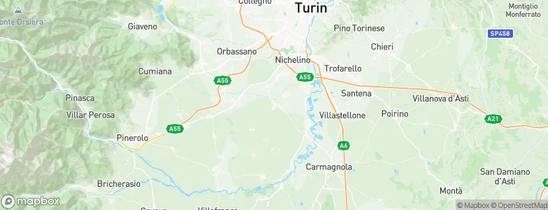 Piobesi Torinese, Italy Map