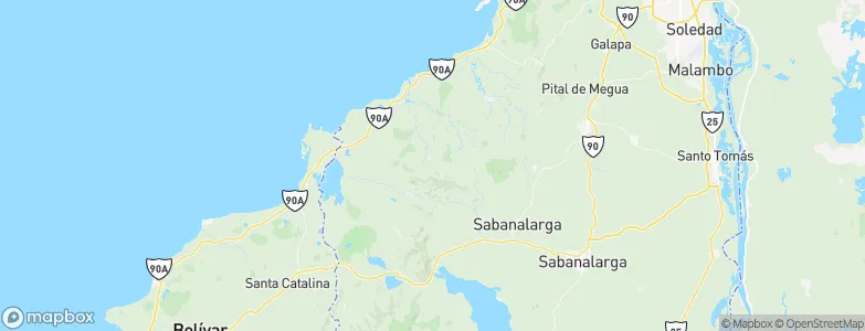 Piojó, Colombia Map