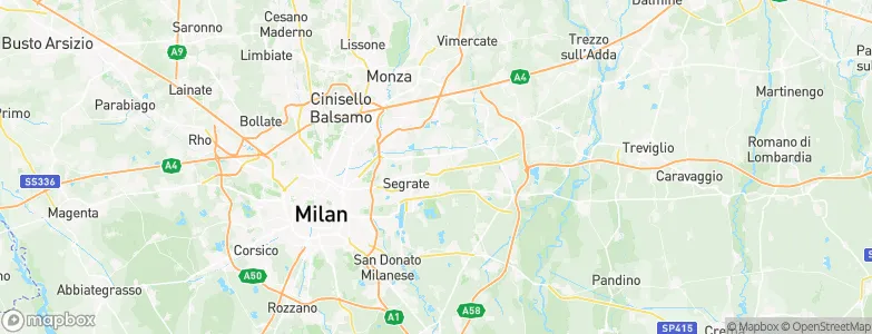 Pioltello, Italy Map