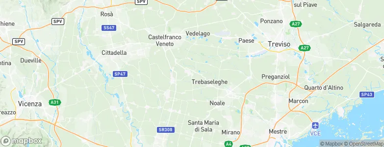 Piombino Dese, Italy Map