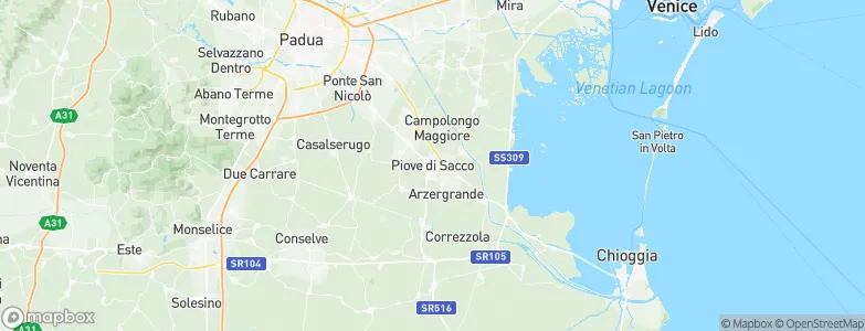 Piove di Sacco, Italy Map