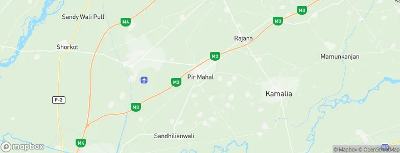 Pir Mahal, Pakistan Map