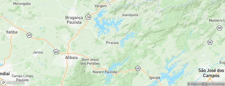 Piracaia, Brazil Map