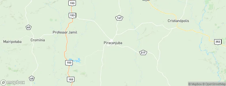 Piracanjuba, Brazil Map