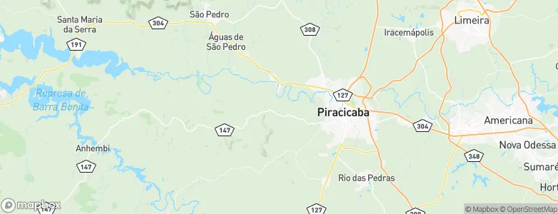 Piracicaba, Brazil Map