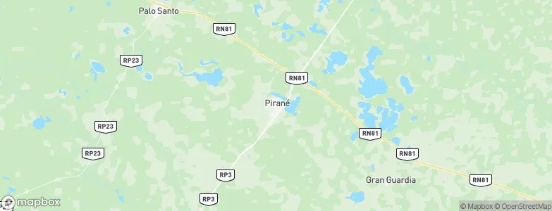 Pirané, Argentina Map