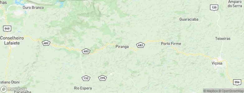 Piranga, Brazil Map