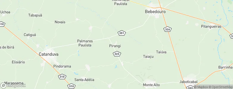 Pirangi, Brazil Map
