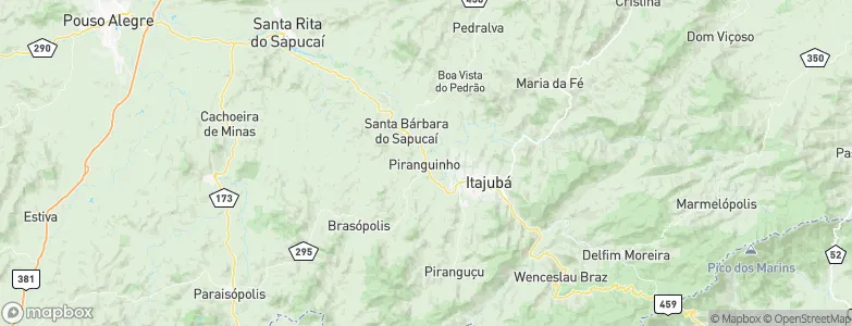 Piranguinho, Brazil Map