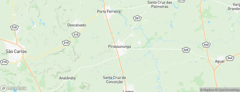 Pirassununga, Brazil Map