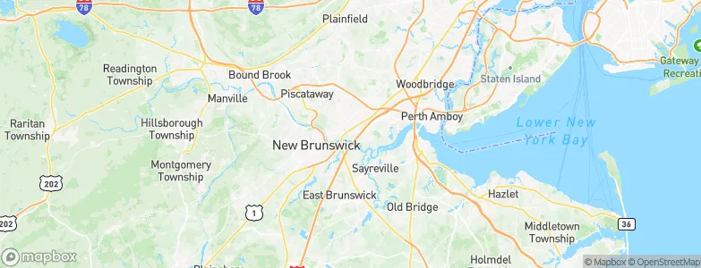 Piscataway, United States Map