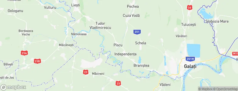 Piscu, Romania Map