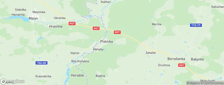 Piskivka, Ukraine Map