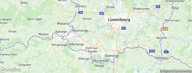 Pissange, Luxembourg Map
