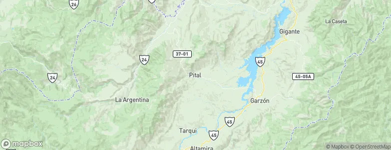Pital, Colombia Map
