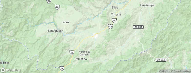 Pitalito, Colombia Map