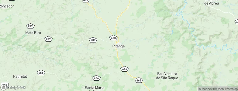 Pitanga, Brazil Map