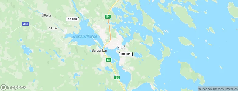 Piteå, Sweden Map
