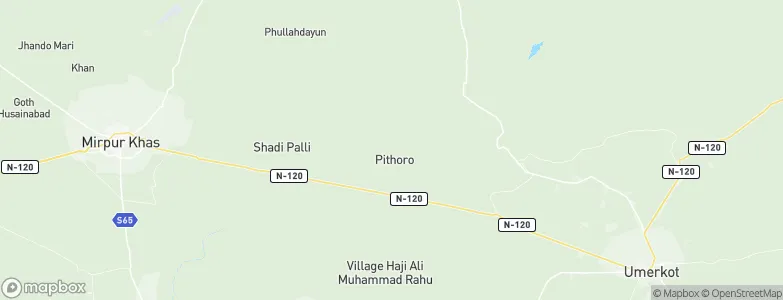 Pithoro, Pakistan Map