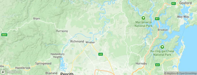 Pitt Town, Australia Map