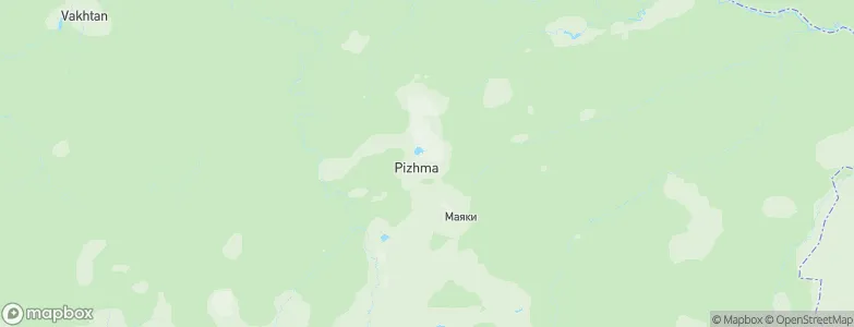 Pizhma, Russia Map